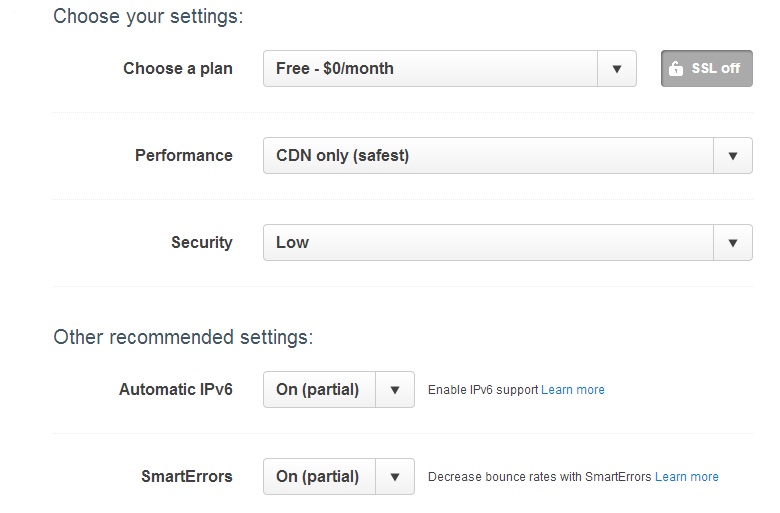 CloudFlare Kayıt İşlemleri CloudFlare